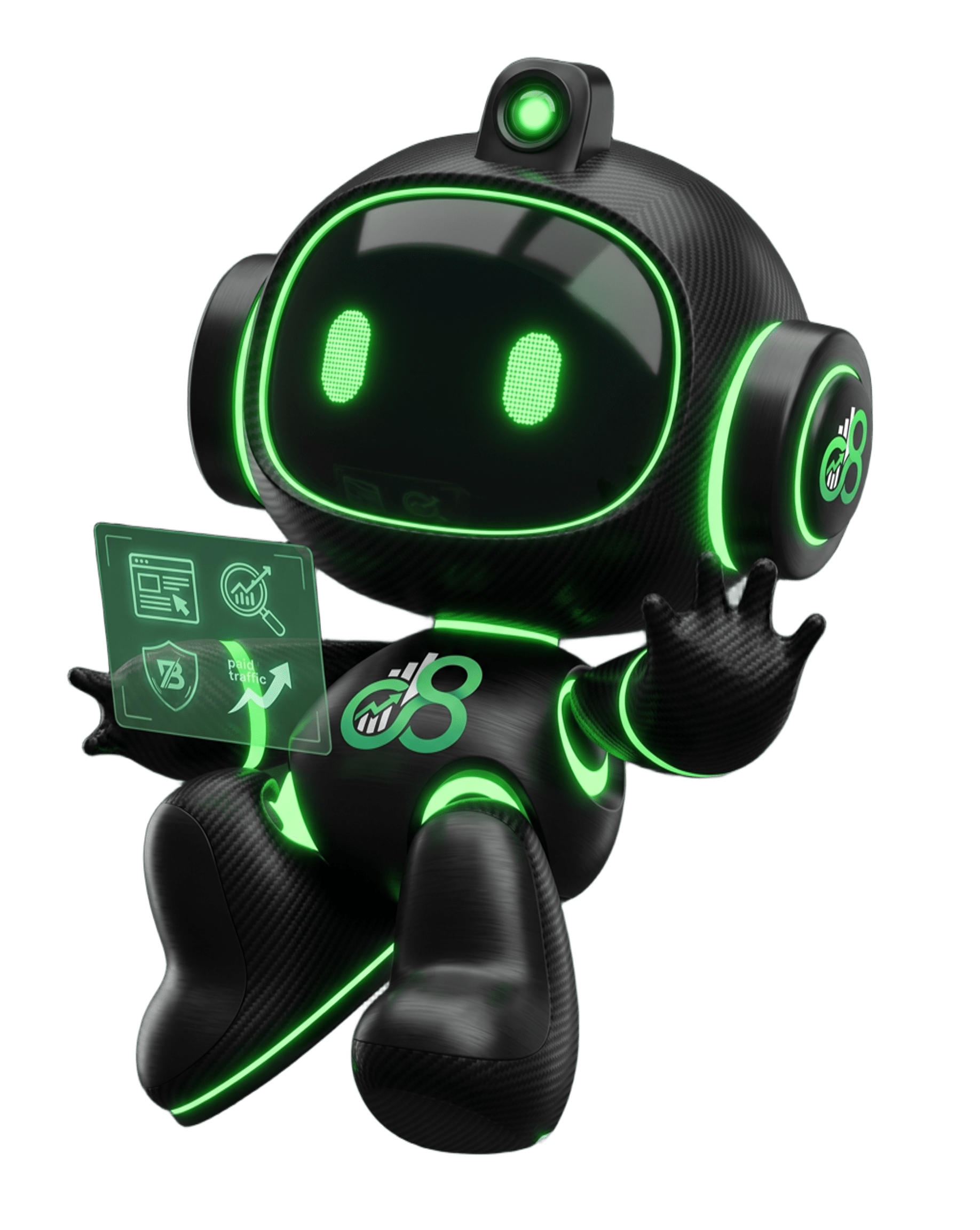 Mascote da D8 Business